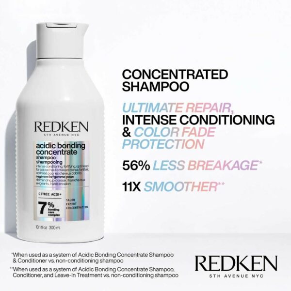 Redken Acidic Bonding Concentrate Shampoo Redken Hair Products Ladies and Gents Shop Online Beauty Supply Store