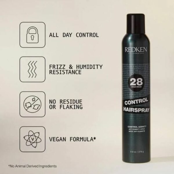 Redken Forceful 28 Hairspray Extra Strong Hold Anti-Humidity Hairstyle Products Hairspray